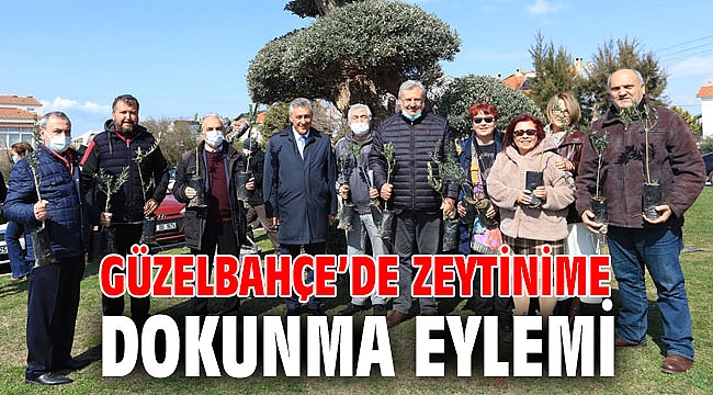 Güzelbahçe’de Zeytinime Dokunma Eylemi