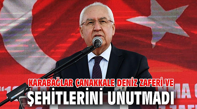 Karabağlar Çanakkale Deniz Zaferi ve şehitlerini unutmadı