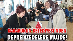 Karaburun Belediyesi’nden depremzedelere müjde!