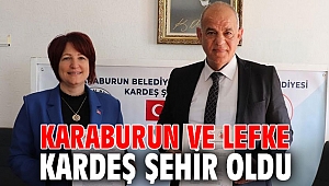 Karaburun ve Lefke kardeş şehir oldu