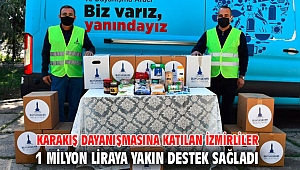 Karakış dayanışmasına katılan İzmirliler 1 milyon liraya yakın destek sağladı