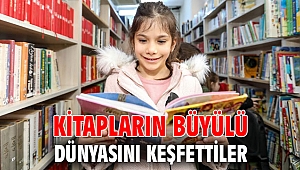 Kitapların büyülü dünyasını keşfettiler