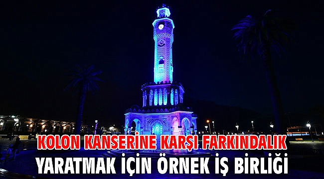 Kolon kanserine karşı farkındalık yaratmak için örnek iş birliği