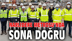 Narlıdere Metrosu’nda sona doğru