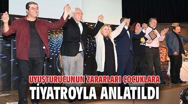 Uyuşturucunun zararları çocuklara tiyatroyla anlatıldı