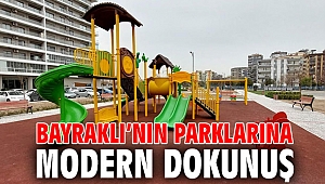 Bayraklı’nın parklarına modern dokunuş
