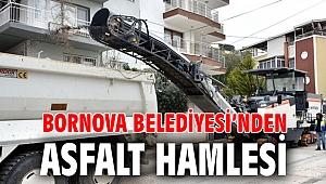 Bornova Belediyesi’nden asfalt hamlesi