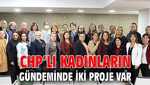 CHP'Lİ KADINLARIN GÜNDEMİNDE İKİ PROJE VAR