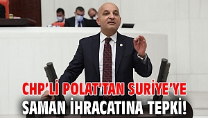 CHP’Lİ POLAT’TAN SURİYE’YE SAMAN İHRACATINA TEPKİ!