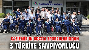 Gaziemir’in boccia sporcularından 3 Türkiye şampiyonluğu