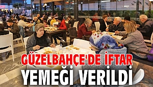 Güzelbahçe'de iftar yemeği verildi