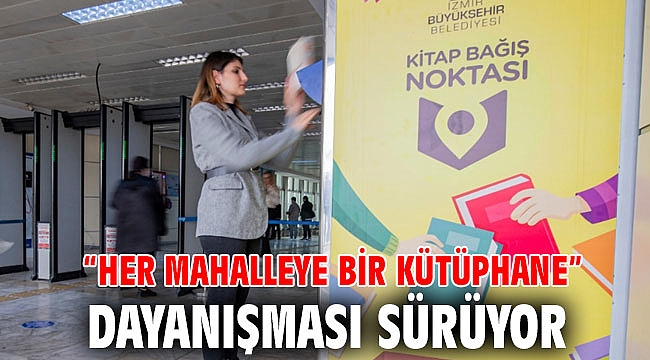 “Her Mahalleye Bir Kütüphane” dayanışması sürüyor