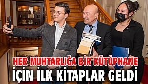 Her Muhtarlığa Bir Kütüphane için ilk kitaplar geldi