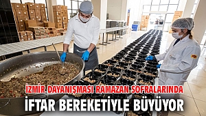 İzmir Dayanışması Ramazan sofralarında iftar bereketiyle büyüyor