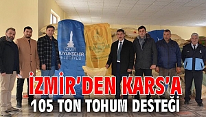 İzmir’den Kars’a 105 ton tohum desteği