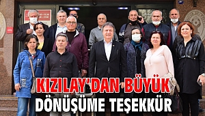 Kızılay'dan büyük dönüşüme teşekkür