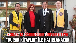 Konak’ta öğrenciler üniversiteye “Durak Kitaplık” ile hazırlanacak