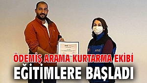 Ödemiş Arama Kurtarma ekibi (ÖDAK) eğitimlere başladı