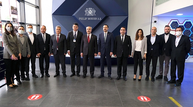 Vali Köşger'den Philip Morris'e ziyaret
