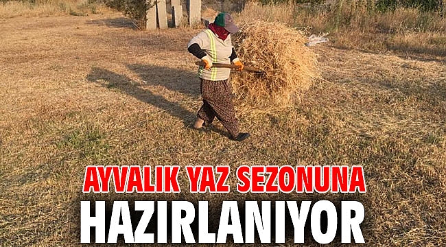 AYVALIK YAZ SEZONUNA HAZIRLANIYOR