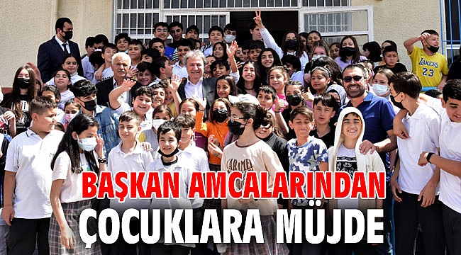 Başkan amcalarından çocuklara müjde