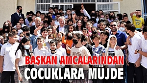 Başkan amcalarından çocuklara müjde
