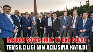 Başkan Soyer Halk TV Ege Bölge Temsilciliği'nin açılışına katıldı