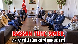 Başkan Tunç Soyer, AK Partili Sürekli’yi konuk etti 