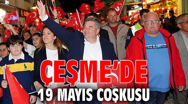 Çeşme’de 19 Mayıs coşkusu
