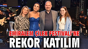 EMİRALEM ÇİLEK FESTİVALİ’NE REKOR KATILIM