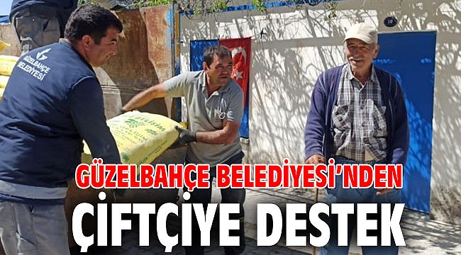 Güzelbahçe Belediyesi’nden Çiftçiye Destek