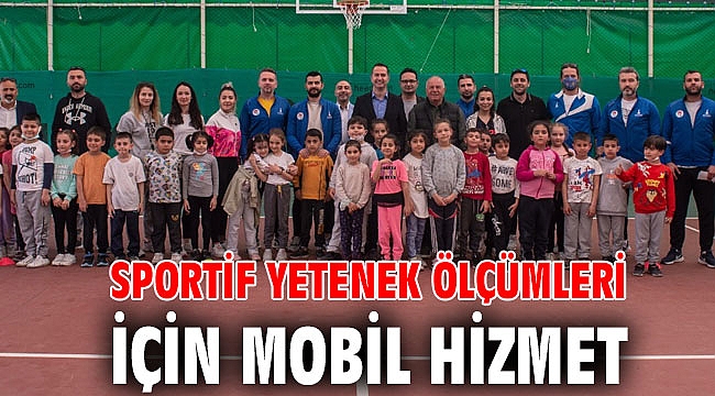 Sportif yetenek ölçümleri için mobil hizmet