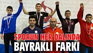 Sporun her dalında Bayraklı farkı