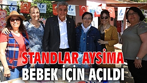 Standlar Aysima bebek için açıldı