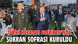 Tarihi Havagazı Fabrikası’nda şükran sofrası kuruldu