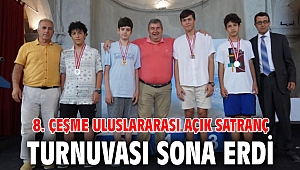 8. Çeşme Uluslararası Açık Satranç Turnuvası sona erdi