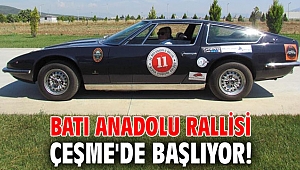 Batı Anadolu Rallisi Çeşme'de başlıyor!