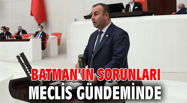 BATMAN’IN SORUNLARI MECLİS GÜNDEMİNDE