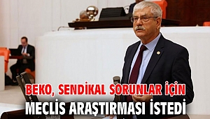 Beko, sendikal sorunlar için Meclis Araştırması istedi