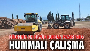 Bölgenin en büyük Kurban Pazarı’nda hummalı çalışma