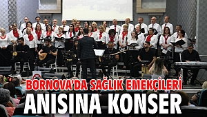 Bornova’da sağlık emekçileri anısına konser