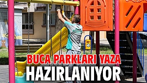 Buca parkları yaza hazırlanıyor