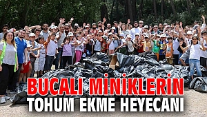 Bucalı miniklerin tohum ekme heyecanı