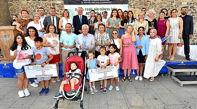 Büyükşehir’in çevre dostu kampanyasında ödüller sahiplerini buldu