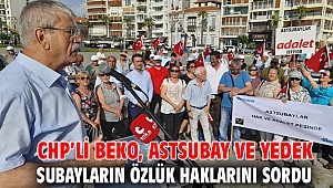 CHP’li Beko, astsubay ve yedek subayların özlük haklarını sordu