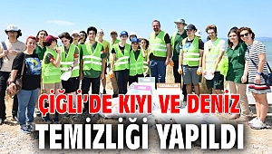 Çiğli’de Kıyı ve Deniz Temizliği Yapıldı