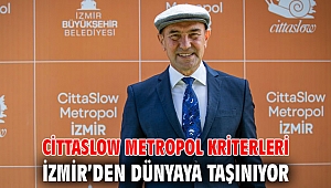 Cittaslow Metropol kriterleri İzmir’den dünyaya taşınıyor