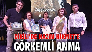 Dikili’de Nazım Hikmet’e Görkemli Anma
