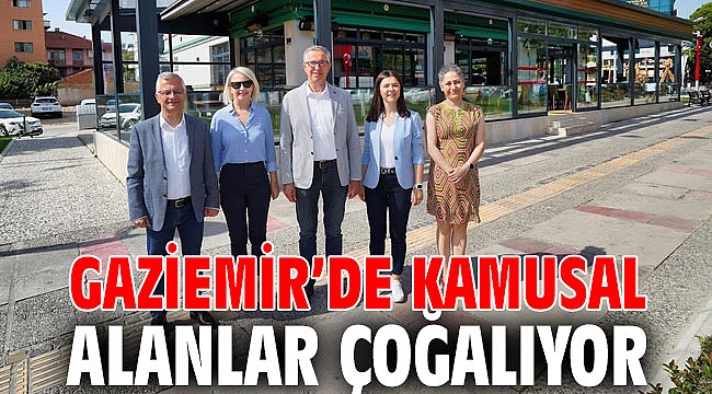 Gaziemir’de kamusal alanlar çoğalıyor