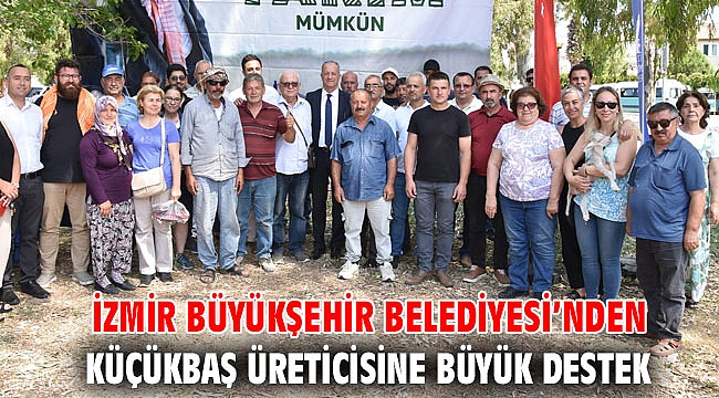 İzmir Büyükşehir Belediyesi’nden küçükbaş üreticisine büyük destek